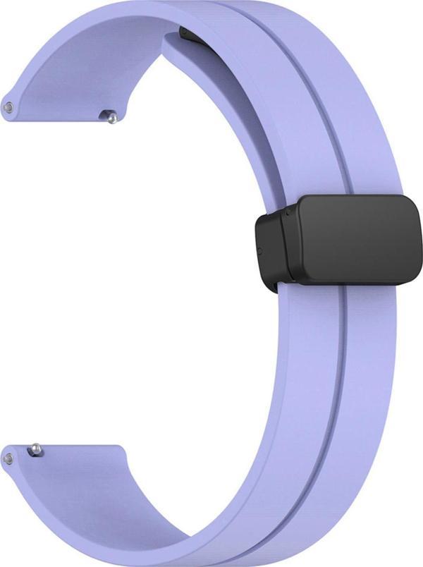 Microsonic Amazfit GTS 2 Kordon Ribbon Line Lila - Image 1