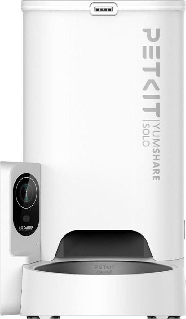 Petkit Yumshare Solo Kameralı Akıllı Mama Kabı Beyaz (Resmi Distribütör Garantili) - Image 1