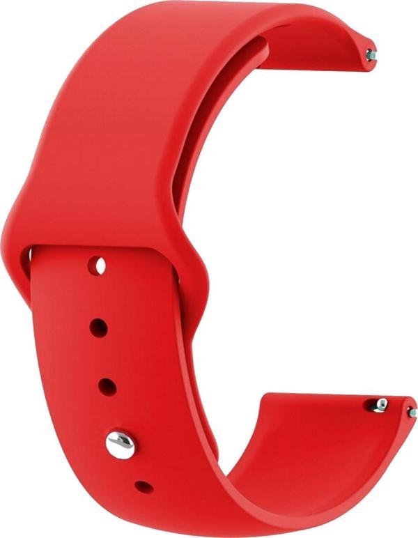 Microsonic Huawei Watch 4 Pro Silicone Sport Band Kırmızı - Image 1