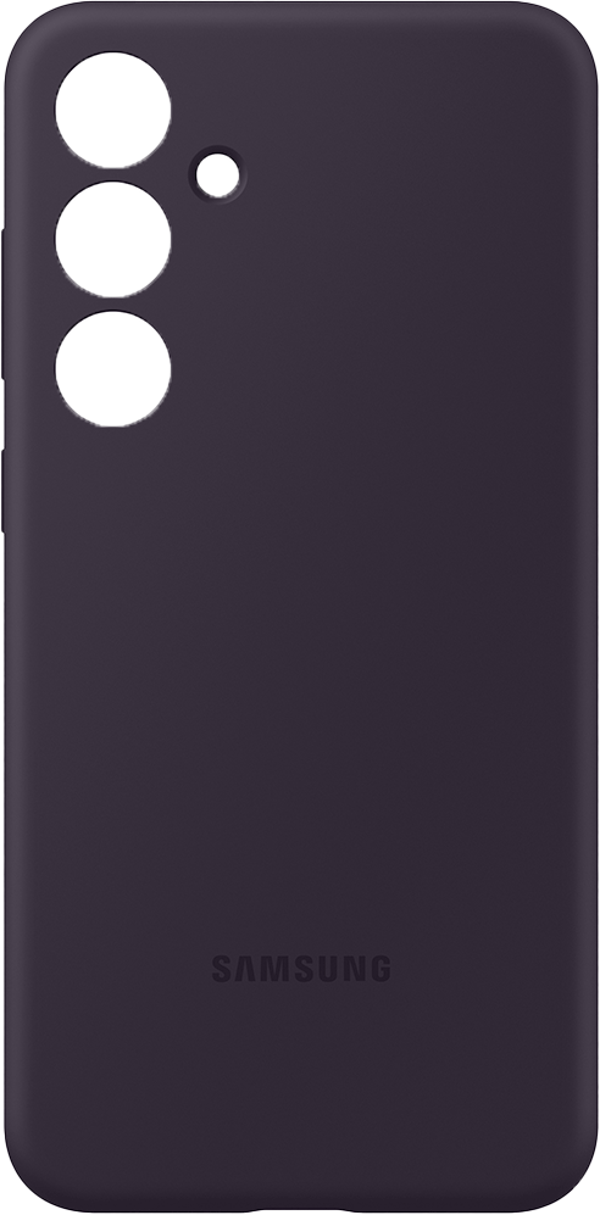 Samsung Galaxy S24+ Silikon Kılıf -  Koyu Eflatun (Samsung Türkiye Garantili) - Image 1