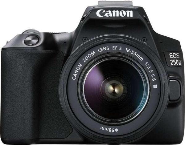 Canon EOS 250D + EF-S 18-55mm f/3.5-5.6 DC III Siyah Fotoğraf Makinesi - Image 1