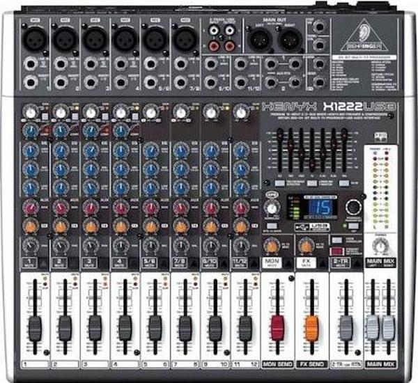 Behringer Xenyx X1222USB 12-Kanal Analog USB Deck Mixer - Image 1