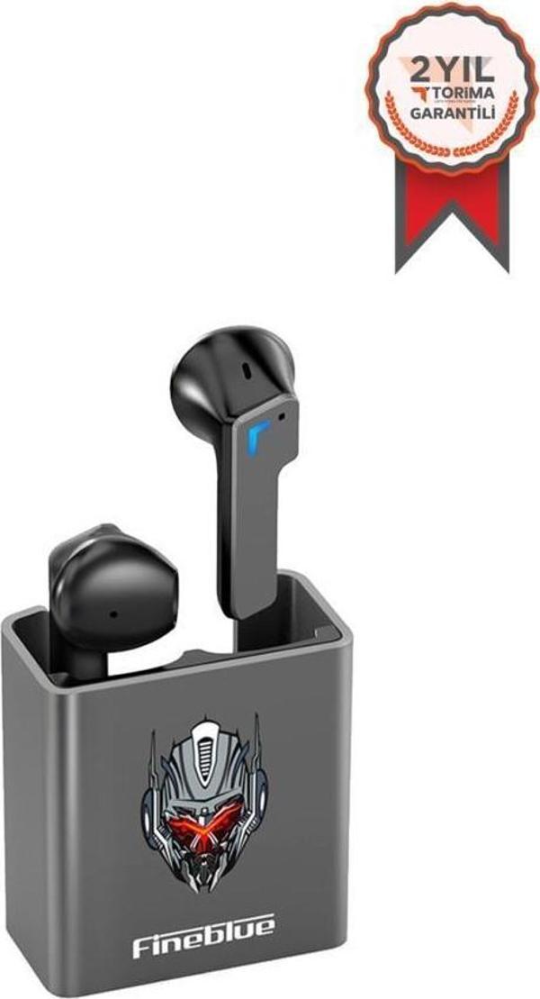 Fineblue KingKong BT5.2 TWS kulakiçi çift modlu ENC Dokunmatik Kontrollü Kablosuz Bluetooth Oyun Kulaklığı Siyah - Image 1