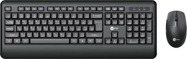 Lenovo Lecoo KW202 Kablosuz Türkçe Q Klavye & Mouse Set Siyah - Image 1