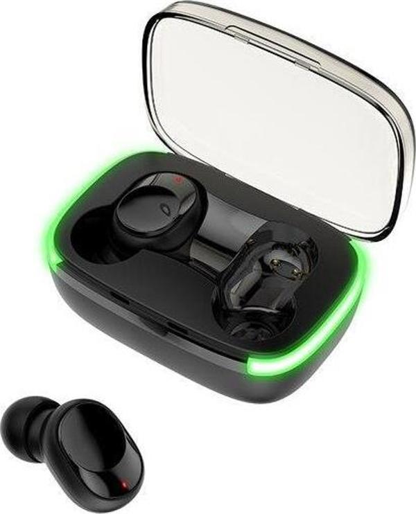 Y60 Tws Bluetooth 5.1 Kulaklık Kablosuz Ios / Android Için Mikrofonlu Kulaklık Siyah - Image 1