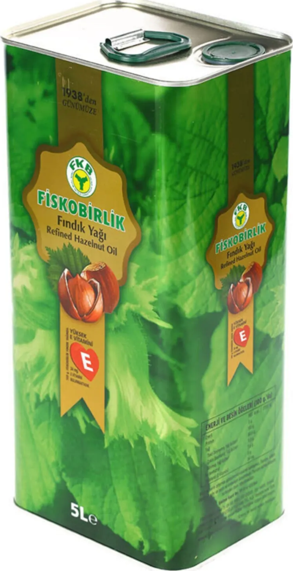 Fiskobirlik Fındık Yağı 5 lt - Image 1