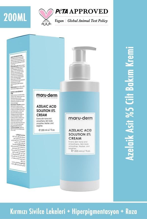 Maru.Derm Azelaik Asit %5 Cilt Bakım Kremi 200 Ml - Image 1
