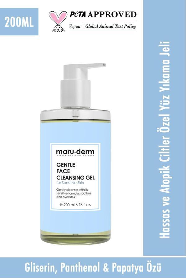 Maru.Derm Hassas Ve Atopik Ciltler İçin Yüz Temizleme Jeli 200 ml - Image 1
