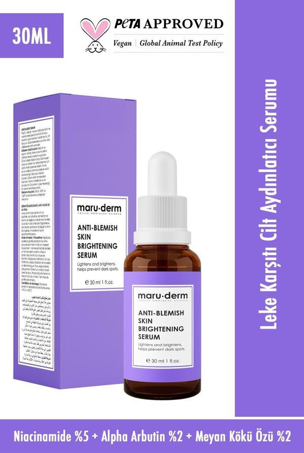 Maru.Derm Leke Karşıtı Ve Beyazlatıcı Cilt Bakım Serumu 30 ml - Image 1