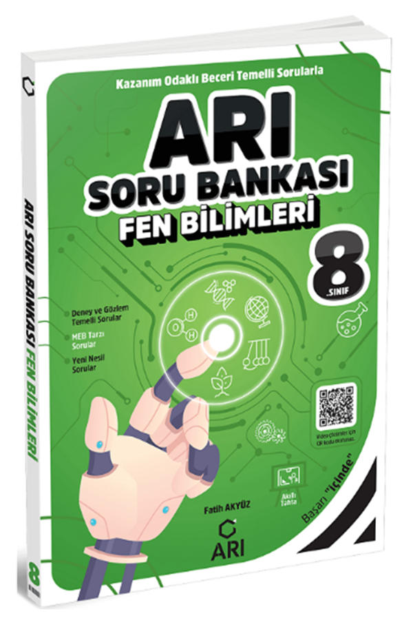 8. Sınıf Fen Bilimleri Arı Soru Bankası Arı Yayınları - Arı Yayıncılık - Image 1