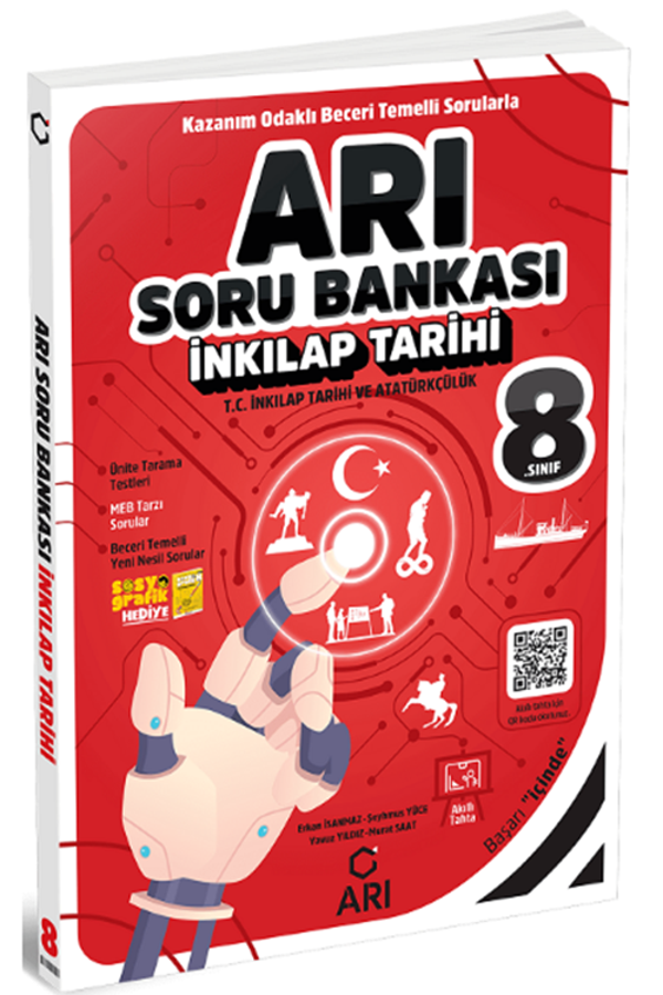 8. Sınıf TC İnkılap Tarihi ve Atatürkçülük Arı Soru Bankası Arı Yayınları - Arı Yayıncılık - Image 1
