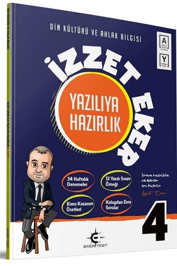 4. Sınıf Din Kültürü ve Ahlak Bilgisi İzzet Eker ile Yazılıya Hazırlık Eker Test Yayınları - Eker Test Yayınları - Image 1