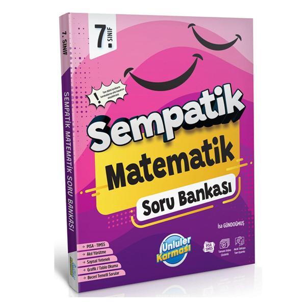 Ünlüler 7. Sınıf Matematik Sempatik Soru Bankası Ünlüler Yayınları - Ünlüler Karması Yayınları - Image 1