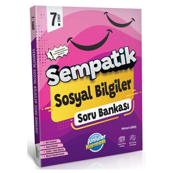 Ünlüler 7. Sınıf Sosyal Bilgiler Sempatik Soru Bankası Ünlüler Yayınları - Ünlüler Karması Yayınları - Image 1