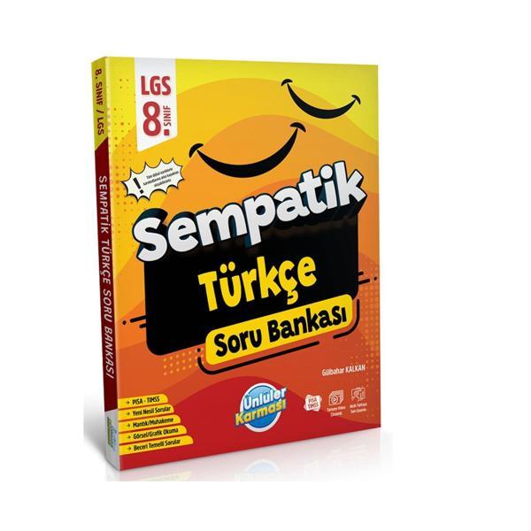 Ünlüler 8. Sınıf LGS Türkçe Sempatik Soru Bankası Ünlüler Yayınları - Ünlüler Karması Yayınları - Image 1