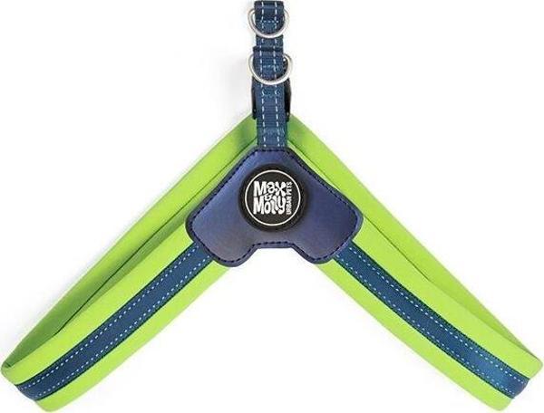 Max & Molly Q-Fit Matrix Köpek Göğüs Tasması Lime Green Medium 45-48 Cm - Image 1