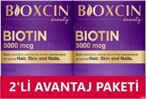 Bioxcin Biotin 5000 Mcg 1+1 Hediyeli - Image 1