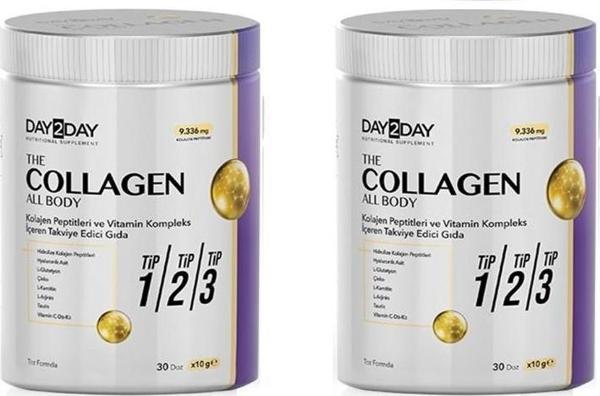 The Collagen All Body Takviye Edici Gıda 300 gr 1 Alana 1 Bedava - Image 1