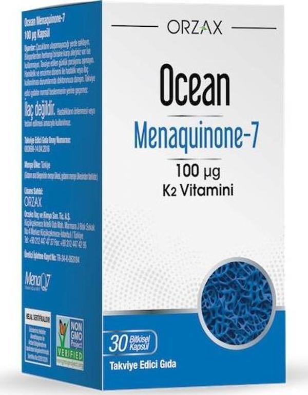 Menaquinone-7 Takviye Edici Gıda 30 Kapsül - Image 1
