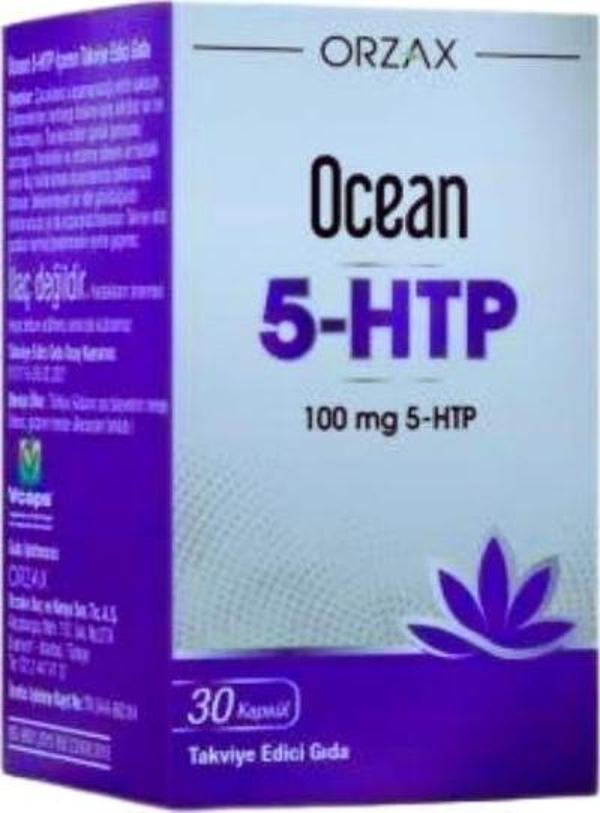 Ocean 5-HTP İçeren Takviye Edici Gıda 100mg 30 Kapsül  - Image 1