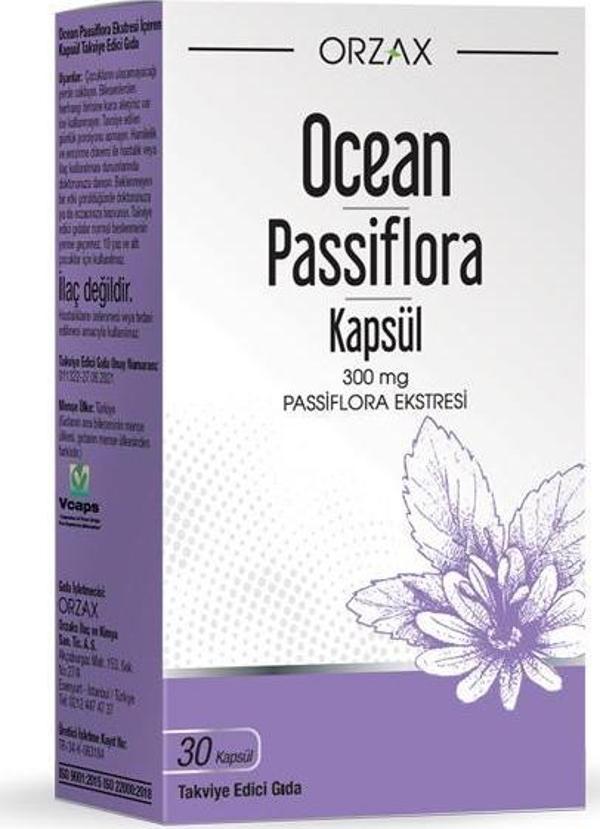 Passiflora Takviye Edici Gıda 300 mg 30 Kapsül - Image 1