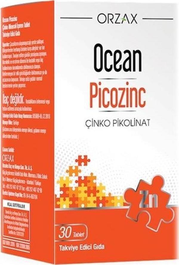 Picozinc Takviye Edici Gıda 30 Tablet - Image 1