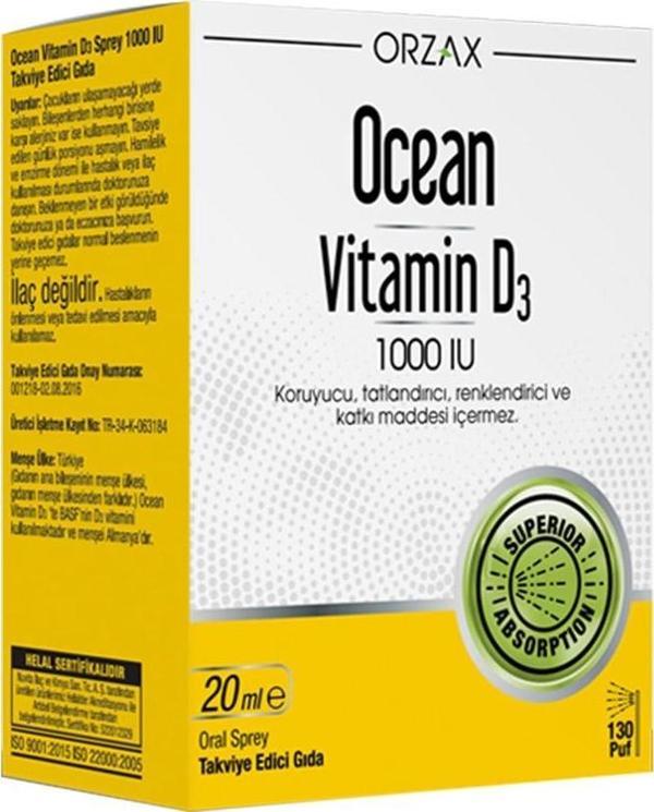 Vitamin D3 1000 IU Sprey 20ml - Image 1