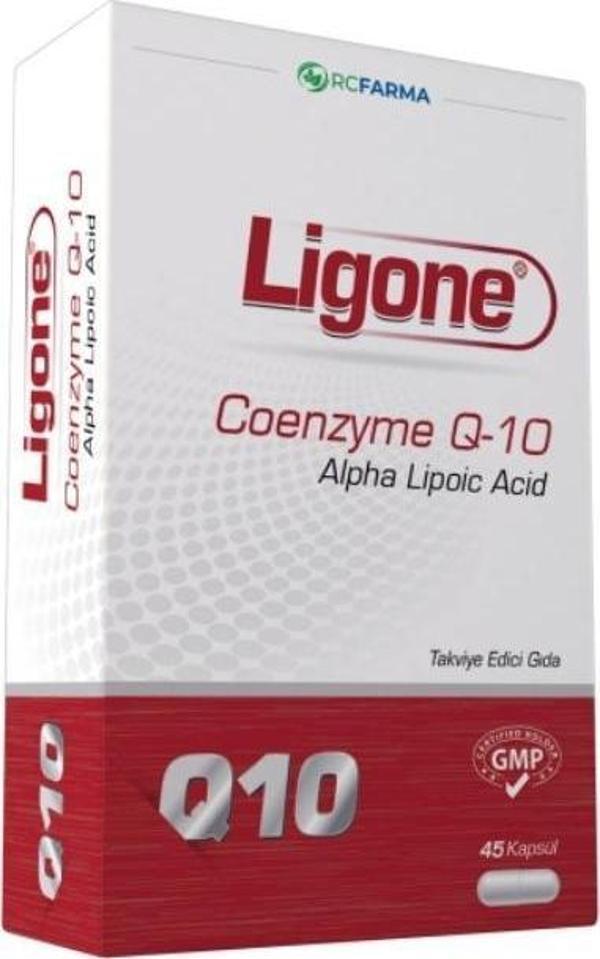 Ligone Coenzyme Q-10 Ve Alfa Lipoik Asit İçeren Takviye Edici Gıda 45 Kapsül - Image 1