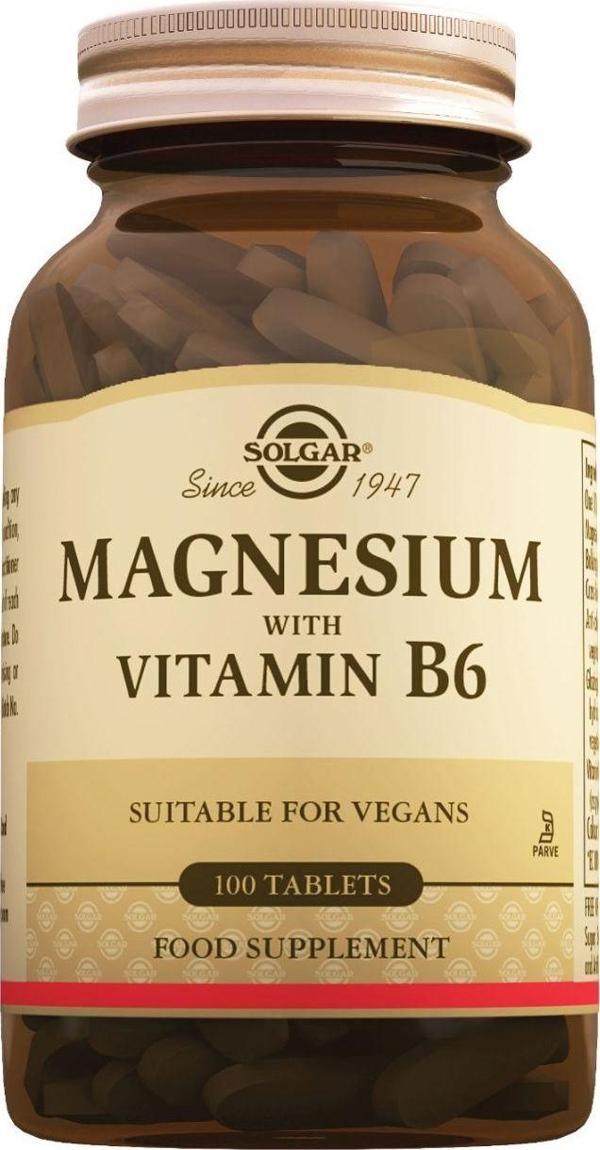 Magnesium with Vitamin B6 100 Tablet - Image 1