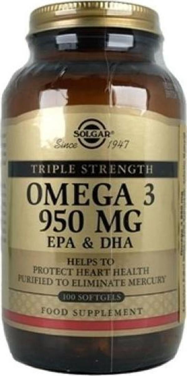 Omega-3 950 mg Takviye Edici Gıda 100 Softjel Kapsül - Image 1