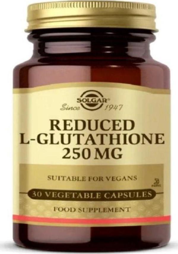 Solgar Reduced L-Glutathione Takviye Edici Gıda 250mg 30 Kapsül - Image 1