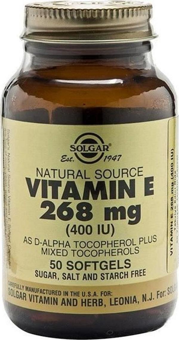 Vitamin E 400 IU 50 Softgel - Image 1