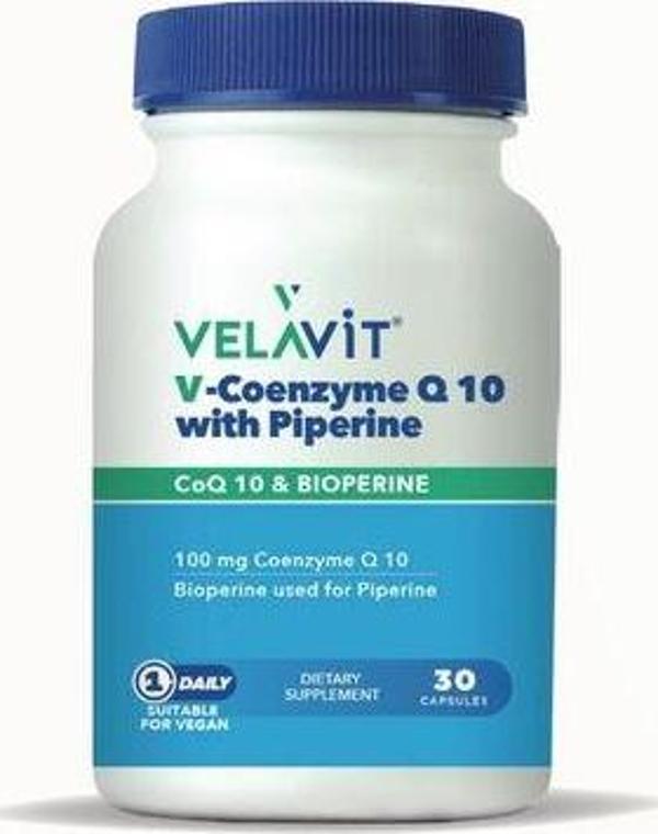 Velavit Coenzyme Q10 With Piperine 30 Kapsül - Image 1