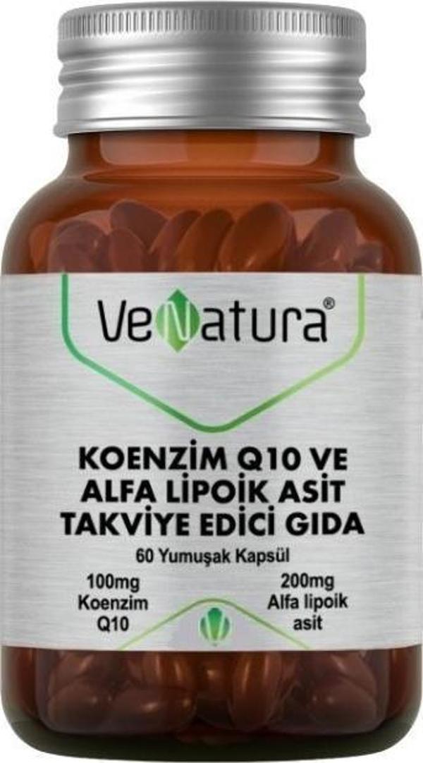 Koenzim Q10 ve Alfa Lipoik Asit Takviye Edici Gıda  60 Yumuşak Kapsül - Image 1