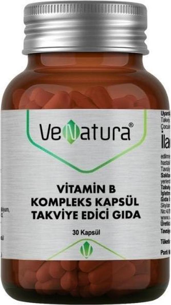 Vitamin B Kompleks Kapsül Takviye Edici Gıda 30 Kapsül - Image 1