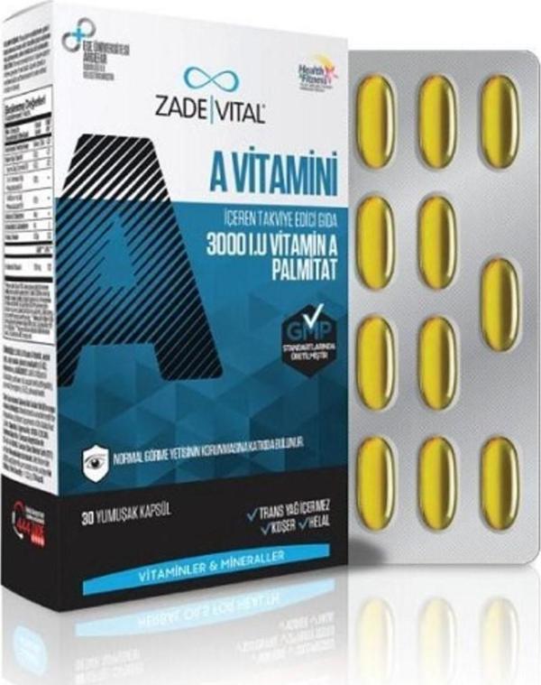 A Vitamini 30 Yumuşak Kapsül - Image 1