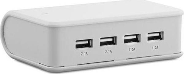 Sl-M10 6.2A 4-Usb Beyaz Usb Şarj Cihazı - Image 1