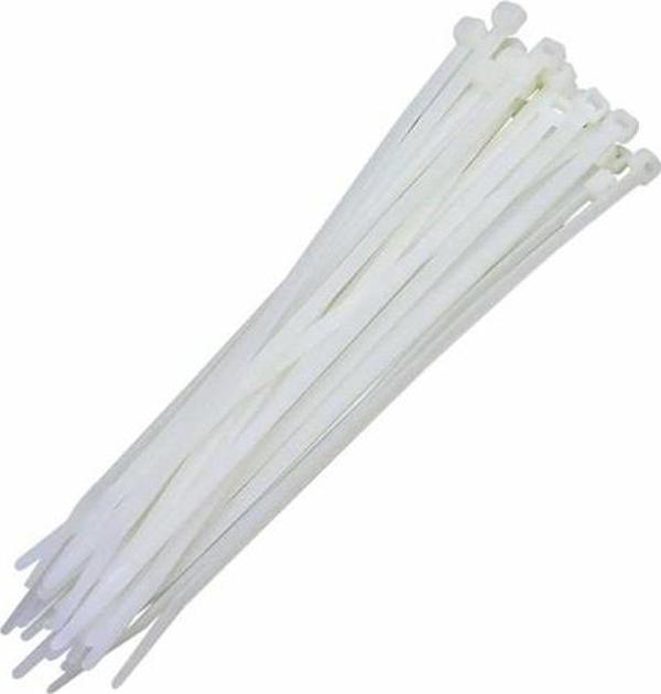 Trk-200-200X7.5Mm Beyaz Kablo Bağı (100 Lü Paket) - Image 1