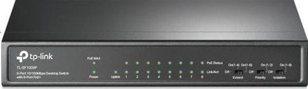 Ls109P 9 Port 10-100 Mbps 8 Port Poe+ 10-100 Mbps Switch Hub Metal Kasa - Image 1