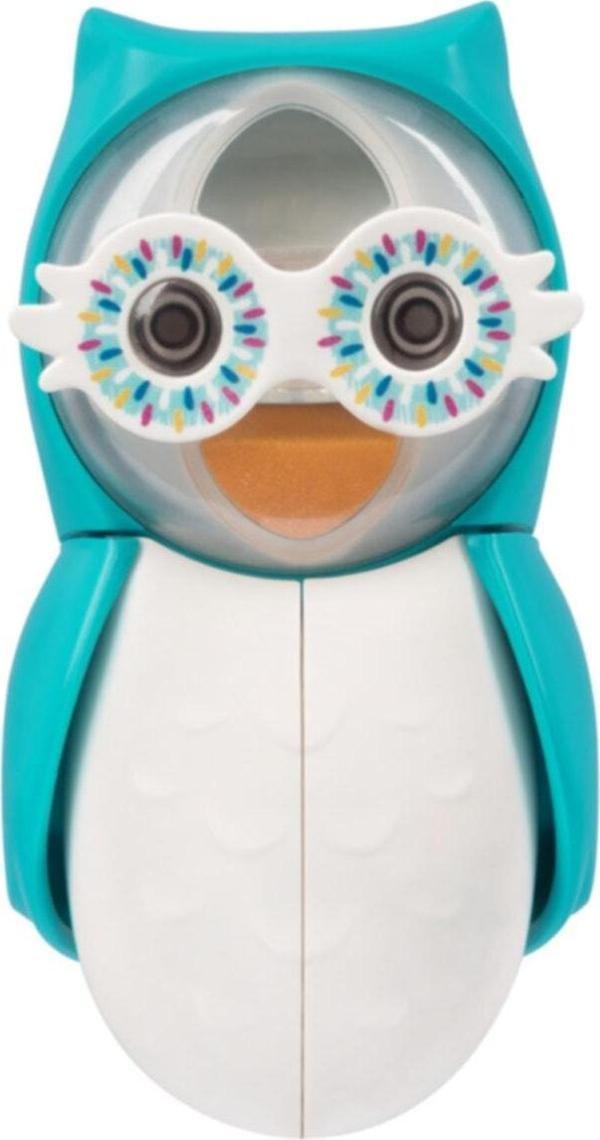 Flipper Diş Fırçası Saklama Kabı Baykuş Mavi - Image 1