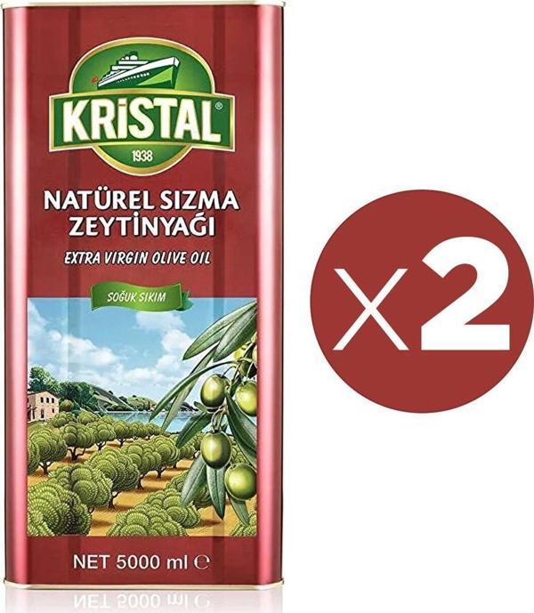 Natürel Sızma Zeytinyağı Teneke 5 lt 2 Adet - Image 1