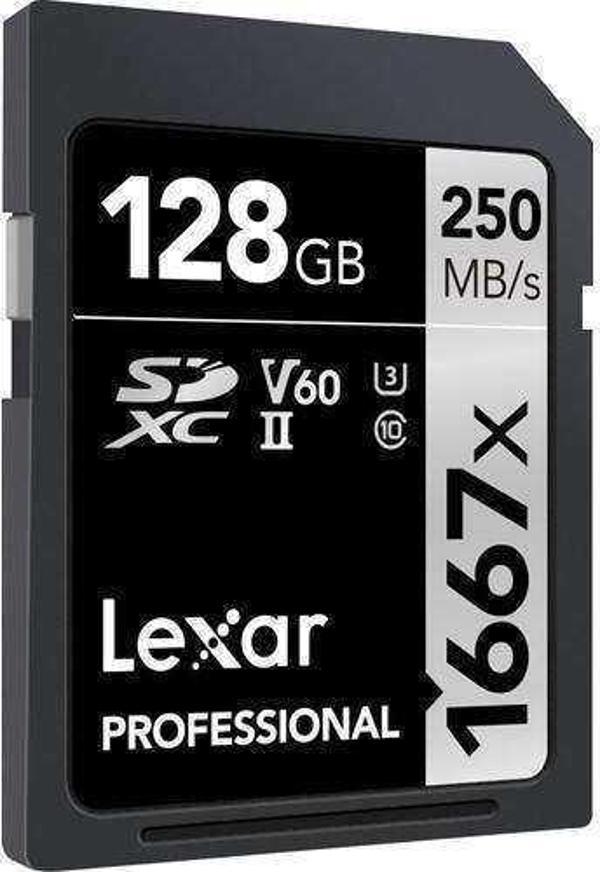 Lexar 128GB 1667x 250MB/s SD Hafıza Kartı - Image 1
