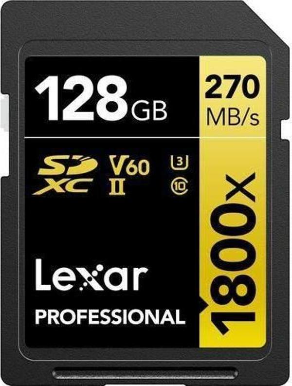 Professional 128GB 1800x SDXC UHS-II SD Hafıza Kartı - Image 1