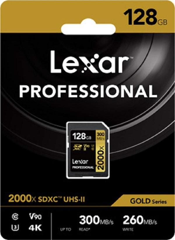 Lexar 128GB 2000X 300mb/sn UHS-II SDXC Hafıza Kartı - Image 1
