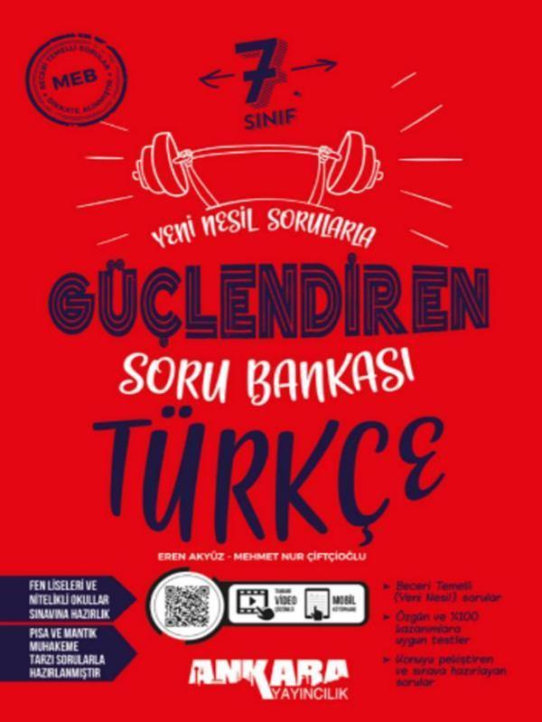 Ankara 7. Sınıf Türkçe Güçlendiren Soru Bankası - Image 1