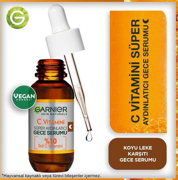 Garnier C Vitamini Süper Aydınlatıcı Gece Serumu - Image 1