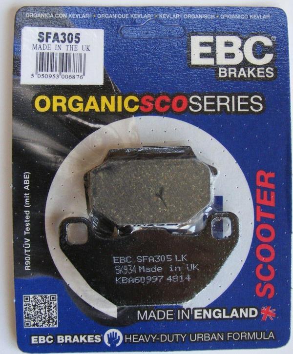 Ebc Sfa305 2008-2015 Kymco Super 8 125 Uyumlu Ön Fren Balatası Organik Balata - Image 1
