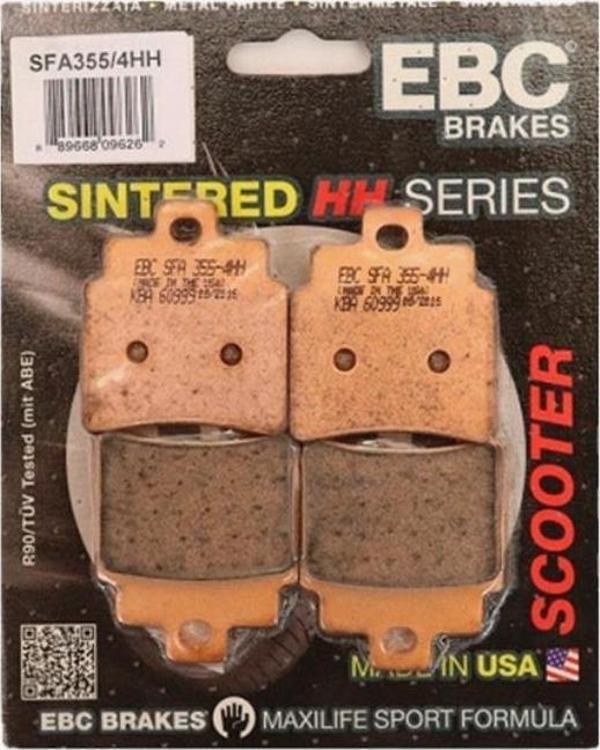Ebc Sfa355/4Hh 2001-2006 Kymco Grand Dink 250 Uyumlu Ön Fren Balatası Sinterli Balata - Image 1