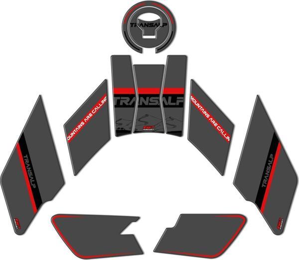 GP Kompozit Honda XL750L Transalp 2023 Uyumlu Tank Pad Gri - Image 1