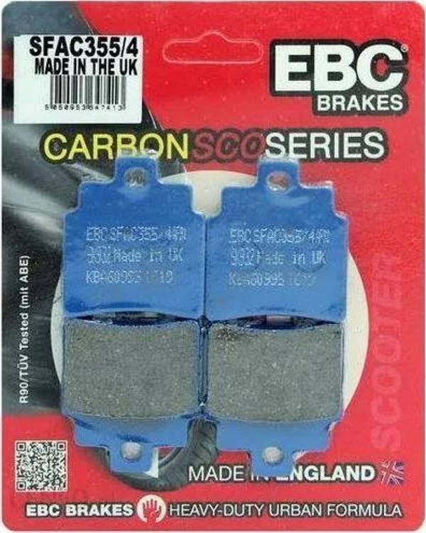 Ebc Sfac355/4 2001-2006 Kymco Grand Dink 250 Uyumlu Ön Fren Balatası Karbon Balata - Image 1